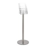 thumbnail of Edelstahl-Prospektständersystem »Q« mit Prospekthalter für 4x DIN A4