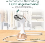 thumbnail of Emerio Kleidungsdampfer – Hand-Dampfglätter für Kleidung – Dampfgerät inkl. Zubehör – Reiseformat – SB-130292 – Weiß