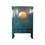 thumbnail of OPIUM OUTLET Möbel Kommode Schrank Sideboard Hochzeitsschrank A502/STEELBLUE blau-petrol vintage asiatisch chinesisch orientalisch