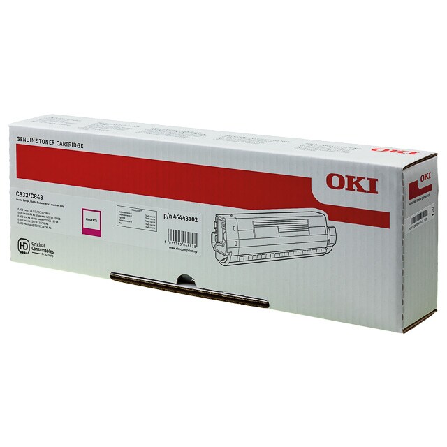 Laser/Kopierer OKI 46443102 OKI C833DN TONER MAGENTA HC