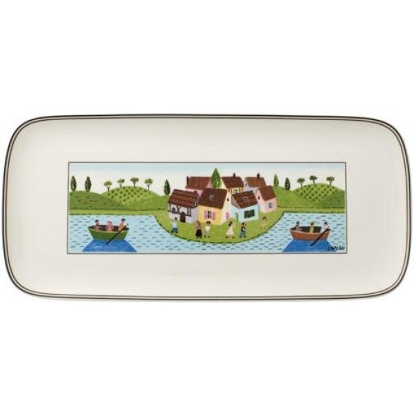 Villeroy & Boch Design Naif Charm & Breakfast Kuchenplatte eckig 35x16cm