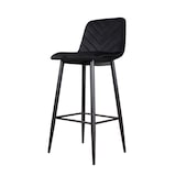 thumbnail of DS4U - Gaby barkruk velvet 75 cm 2.0 - zwart