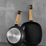 thumbnail of BERGNER - Batería de Cocina de 3 piezas Aluminio prensado con Tapas en color Negro apto para Inducción