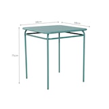 thumbnail of METRO PROFESSIONAL Mesa gastro, apilable, acero, 68 x 68 cm, cuadrada, azul