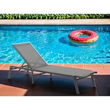 thumbnail of METRO PROFESSIONAL Klappliege mit Kippfunktion Jabilo, Alu/Textilen-Bespannung, dunkelgrau