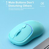 thumbnail of Souris Sans Fil Rechargeable 1600 DPI Silencieuse Pour PC Et Laptop Noir YONIS