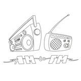 thumbnail of Securit® Conjunto de 3 Moldes para Janela A2 - Tema Música - Marcador de Giz Incluído