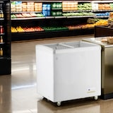 thumbnail of METRO PROFESSIONAL Tiefkühlvitrine GICC1192, 83.4 x 65.3 x 87 cm, 192 L, mit Schloss und Schlüssel, weiß