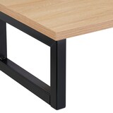 thumbnail of Relaxdays Monitorständer, Bildschirmerhöhung für Schreibtisch, HxBxT: 15 x 55 x 23 cm, Industrial Design, natur/schwarz