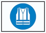 thumbnail of Warnweste benutzen Symbol Schild A3 (297x420mm)
