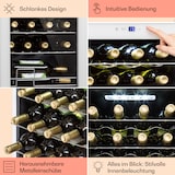 thumbnail of Klarstein Shiraz 24 Uno Weinkühlschrank 63l 24Fl Touch-Bedienfeld  5-18°C Weißes Glas