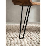 thumbnail of Couchtisch 100x60x47 cm Sheesham Massivholz Metall Sofatisch, Design Wohnzimmertisch Rechteckig mit Stauraum, Kaffeetisch Massiv, Großer Tisch