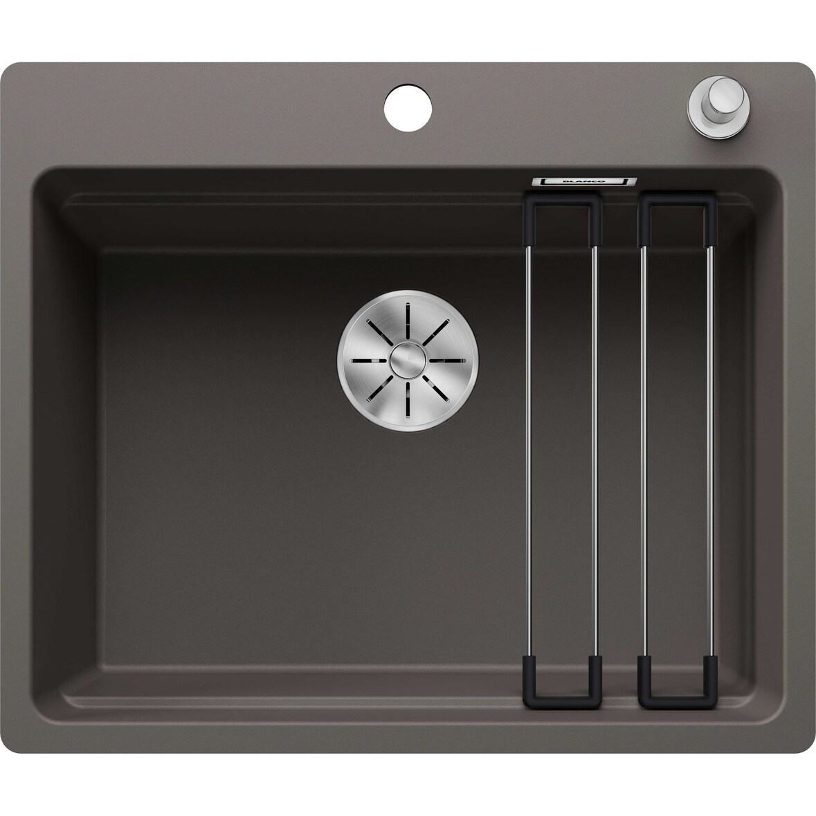 BLANCO ETAGON 6-F Einbauspüle SILGRANIT vulkangrau ab 60 cm Excenter