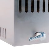 thumbnail of Romux® Piastra a Gas Professionale in Acciaio Inox 30 cm da Banco con Piastra da 4 mm per Riscaldamento Rapido con Termocoppia CE