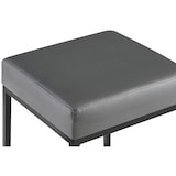 thumbnail of 2er Set Barhocker Montreal Kunstlederbezug schwarz/grau