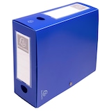 thumbnail of Exacompta - Réf. 59932E - Carton de 10 boites d'archives à pression Dos 100mm polypropylène 7/10e Opaque - A4 - Bleu