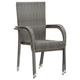 thumbnail of Helloshop26 - Conjunto de comedor de jardín exterior de 3 piezas muebles grises 02_0013620