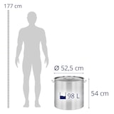 thumbnail of Royal Catering Kochtopf Induktion - 98 L - Ø 50 cm -