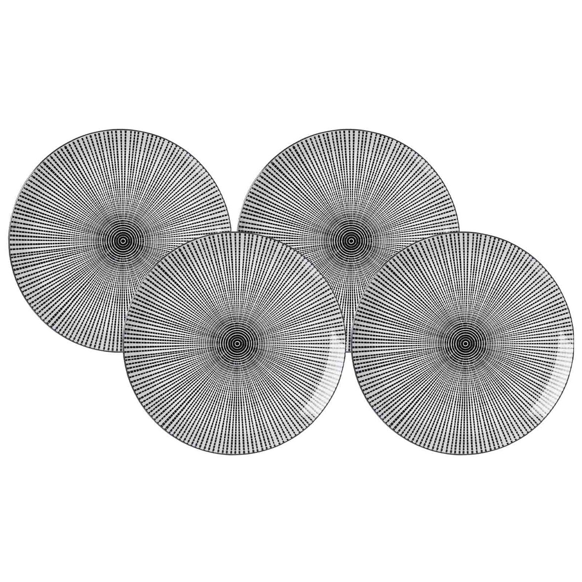 Ritzenhoff & Breker Takeo Stripes Speiseteller ø 26,5 cm 4er Set