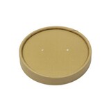 thumbnail of MONOUSO - Kraft Kartonnen Deksel voor Kartonnen Pot Ø9,0cm (25 Stuks)