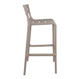 thumbnail of Set van 4 beige kunststof terrasstoelen