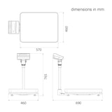 thumbnail of CAS DB-II Bascule multifonctionnelle, portée 60/150kg, échelon 20/50g