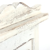 thumbnail of 2er-Set Garderobe T33, Wandgarderobe Garderobenpaneel, Wandhaken Holz 109x28x4cm ~ weiß shabby