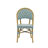 thumbnail of Chaise de terrasse TURGOT - Chevrons bleus