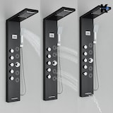 thumbnail of BERND | Painel de duche premium Chuveiro de chuva em aço inoxidável|de massagem preto mate Sistema de duche|Torneira misturadora Misturadora de duche