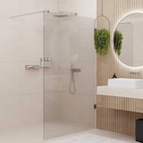 thumbnail of Walk-In-Dusche HLO-GP2, Glaswand Duschwand 200x120 cm