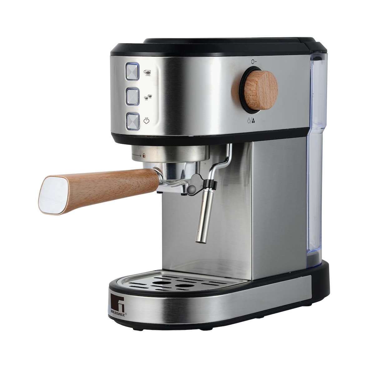 BERGNER Lovers - Cafetera Espresso 1450W 20 Bares con Depósito de 1 L