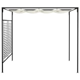 thumbnail of vidaXL Gazebo met oprolbaar dak 3x4x2,3 m crèmewit 180 g/m²