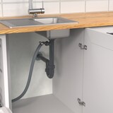 thumbnail of ECO SAVE Siphon Küchenspüle, Abfluss für Spüle Küche aus recyceltem Kunststoff, mit Anschluss für Geschirrspüler