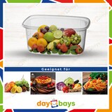thumbnail of DayBays 2000 Stk. Feinkostbecher PP 500 cc. 108x81x102 mm eckig Kombi-Verpackung inklusive passende Deckel