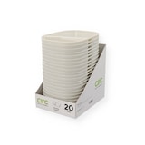 thumbnail of Menübox 2-geteilt cremeweiß mit Deckel circ Nette Mehrweg©