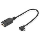thumbnail of DIGITUS USB 2.0 Adapterkabel, OTG, Typ micro B - A St/Bu,0.15m