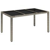 thumbnail of Helloshop26 - Conjunto de comedor de jardín exterior de 5 piezas con cojines grises 02_0013718