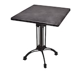 thumbnail of Bistrotisch JELENA 70x70cm Qudratisch Schwarz Holz Cafétisch Bartisch Gartentisch Outdoor-Esstisch