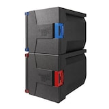 thumbnail of Thermo Future Box, Frontlader ECO GN 1/1, Isolierbox mit Fronttür, schwarz, 69 Liter, 9 Einschübe, nachhaltig aus EPP