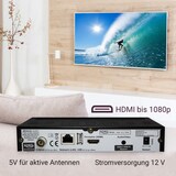 thumbnail of XORO HRM 7670 TWIN Full HD HEVC DVB-T/T2/C Combo Receiver USB 2.0 Mediaplayer PVR Ready Timeshift 2 Empfangsteile 5V für aktive Antennen zuschaltbar
