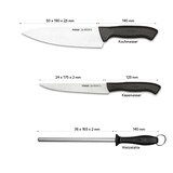 thumbnail of Pirge Ecco Starter Set Profi Messerset mit Tasche 4 Stück - Profi Kochmesser Set - Edelstahl Profi Küchenmesser Set - Messer Set Scharf