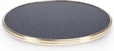 thumbnail of Runder Tischplatte MARCEAU - SCHWARZES TERRAZZO - Messingkreis