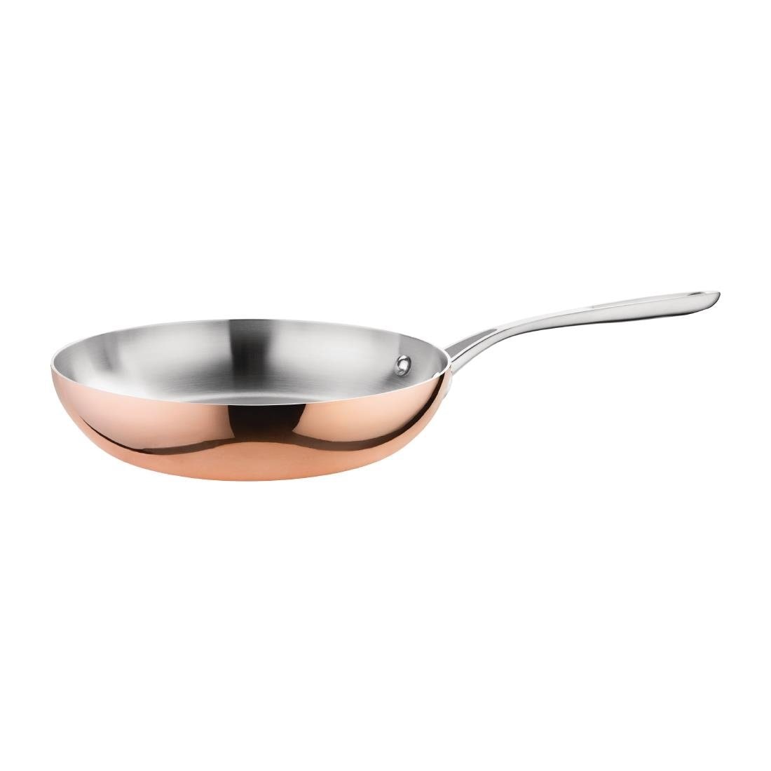 Sartén de inducción de cobre Vogue de 240 mm y 3 capas