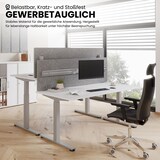 thumbnail of bümö elektrisch höhenverstellbarer Schreibtisch grau 200x100 cm - Schreibtisch höhenverstellbar elektrisch, elektrischer Schreibtisch & Gaming Tisch,