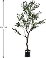 thumbnail of IvoQ Künstlicher Olivenbaum 150 cm – Wartungsfrei – Langlebig & Sicher – Luxuriöse Kunstpflanze – Immergrüner Stimmungsmacher für Zuhause und Büro
