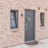 thumbnail of Relaxdays Fußabtreter Gusseisen rund, BxT: 60x31 cm, Jugendstil Schuhabstreifer, robustes Metall, Anti-Rutsch, bronze