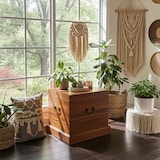 thumbnail of OPIUM OUTLET Truhe Kasten Kiste Box Aufbewahrung Möbel aus Holz "CHEST-01" braun mit Deckel Schatztruhe Vintage kolonial chinesisch asiatisch