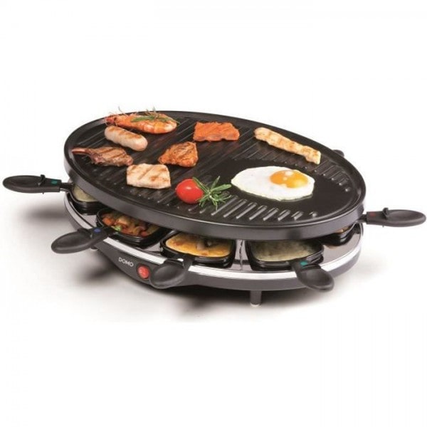 DOMO Appareil a Raclette - Grill DO9038G 8 personnes