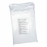 thumbnail of 100x Adhäsionsverschlussbeutel LDPE mit Warntext gelocht 300 x 500mm 40my