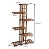 thumbnail of Helloshop26 - Portafiori in legno a 6 livelli 75 x 25 x 140 cm decoro porta piante 20_0008559